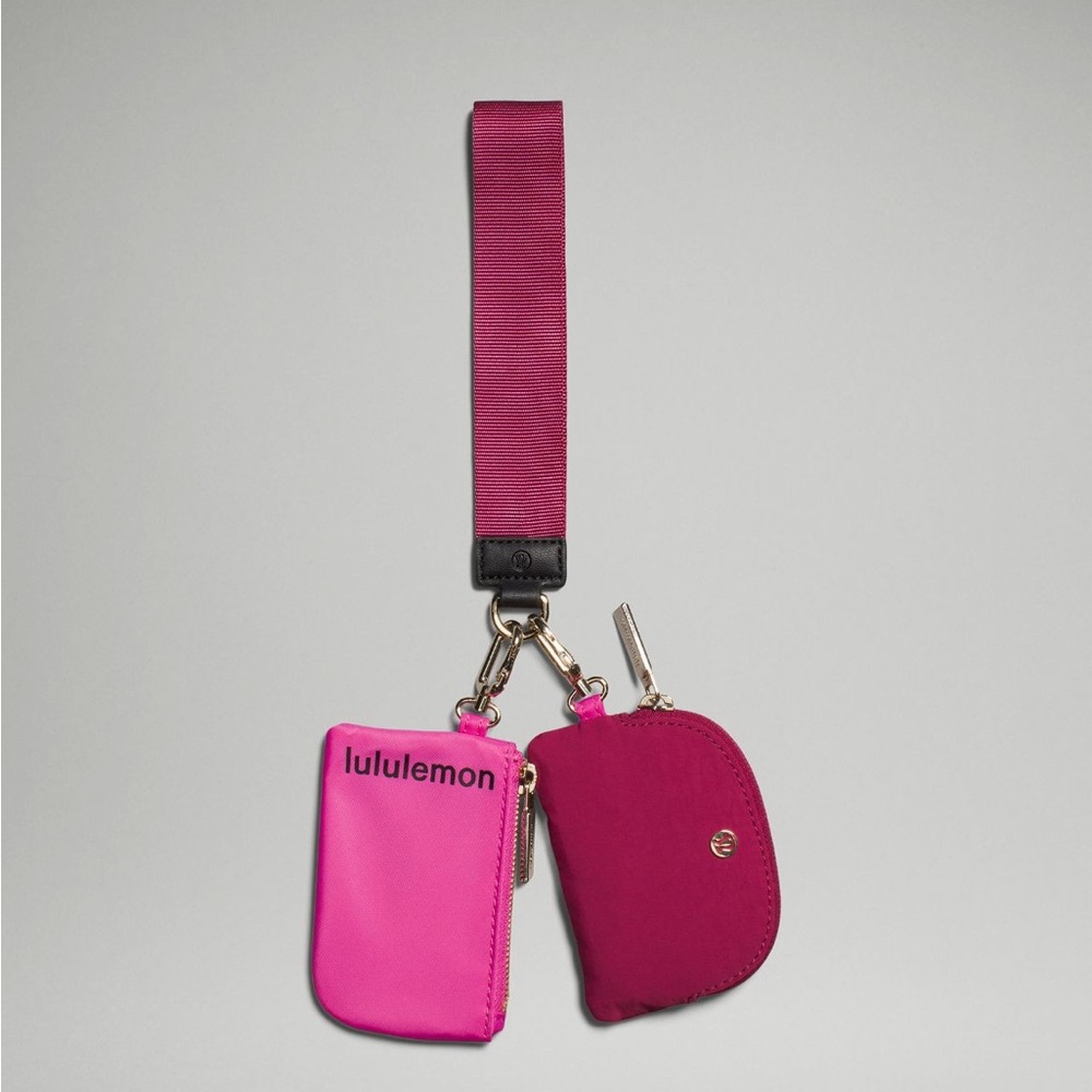 lululemon Dual Pouch Wristlet Sonic Pink